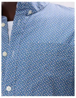 Marcs Heart Of A Daisy Shirt in Mid Blue