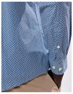 Marcs Heart Of A Daisy Shirt in Mid Blue