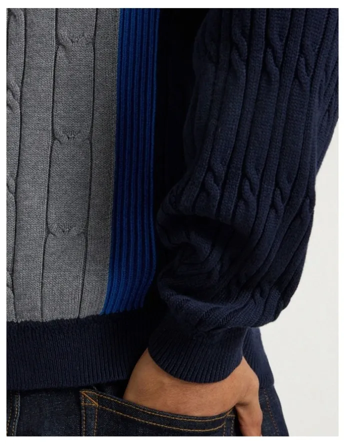Marcs I'm Yours Cable Knit in Navy Multi
