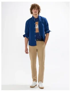 Marcs Julian Oxford Shirt in Azure Blue