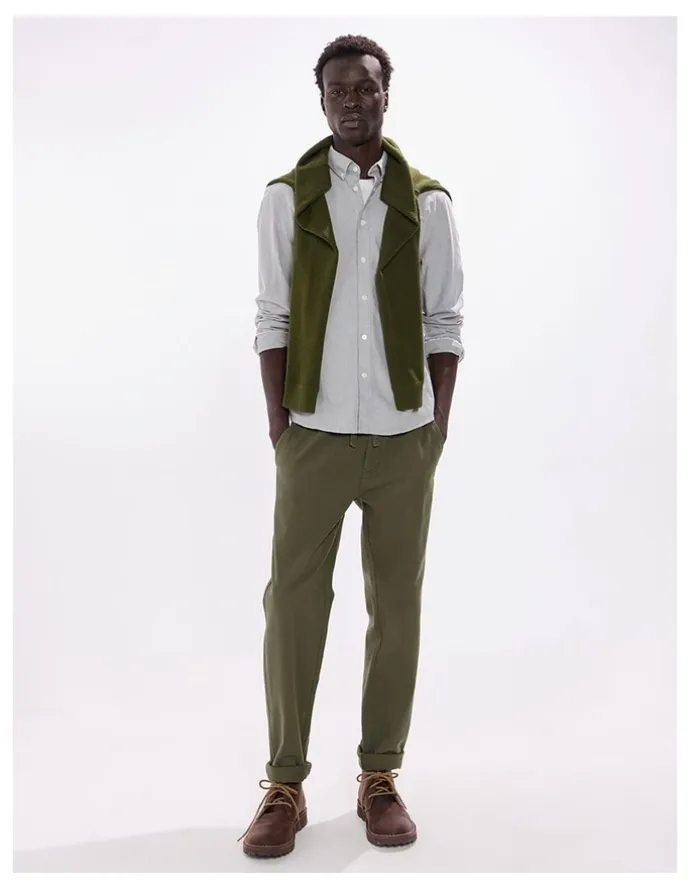 Marcs Julian Oxford Shirt in Agave Green