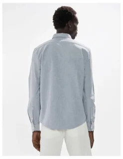 Marcs Julian Oxford Shirt in Navy