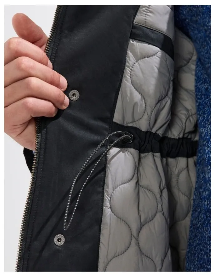 Marcs Lenny Longline Parka in Black