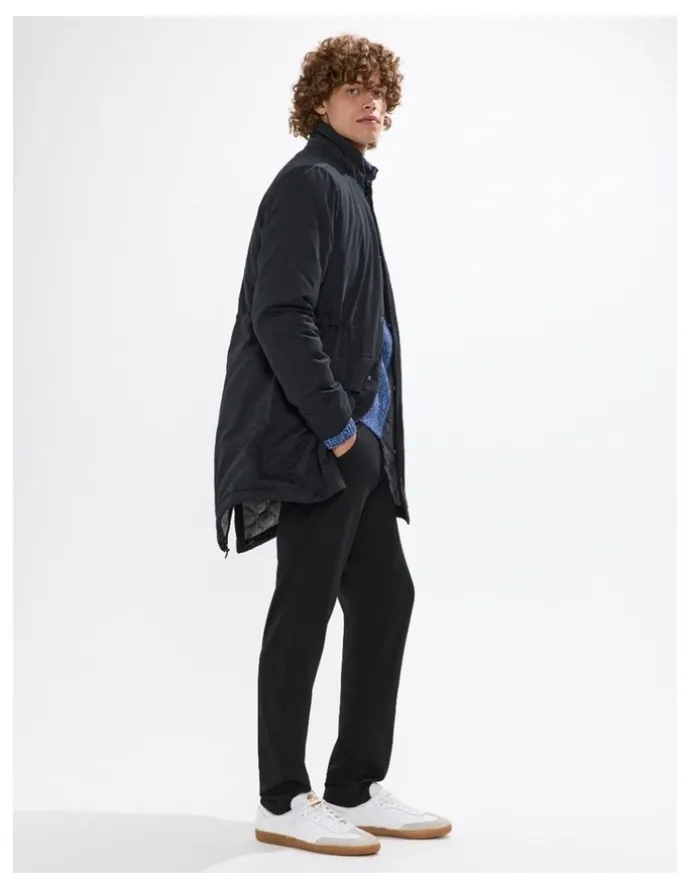 Marcs Lenny Longline Parka in Black