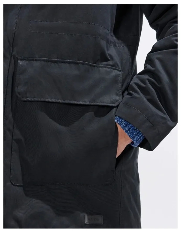 Marcs Lenny Longline Parka in Black