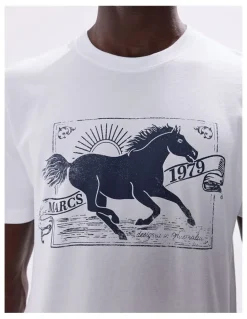 Marcs Mane Attraction Tee in White