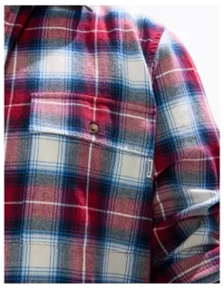 Marcs Mitchell Check Shirt in Dark Plum