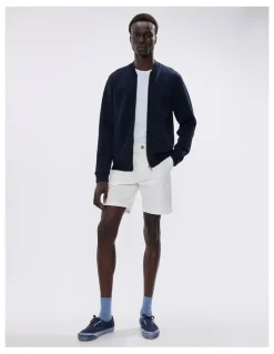 Marcs Neo Zip Front Bomber in Navy