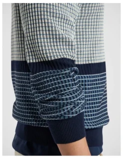 Marcs Pongo Horizontal Stripe Knit in Navy Multi