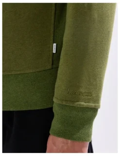 Marcs Rebel Heart Hoodie in Dark Moss