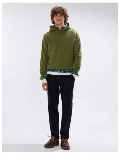 Marcs Rebel Heart Hoodie in Dark Moss