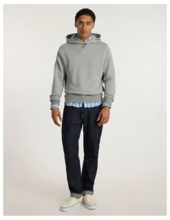 Marcs Rebel Heart Hoodie in Grey Marle
