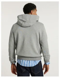 Marcs Rebel Heart Hoodie in Grey Marle