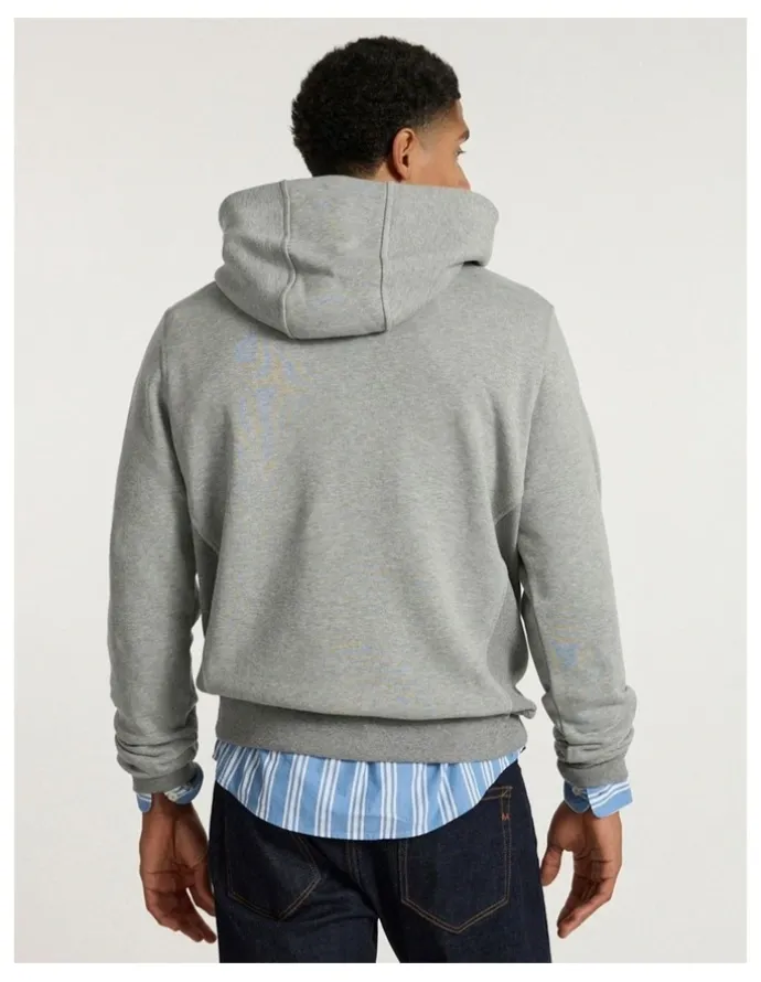 Marcs Rebel Heart Hoodie in Grey Marle