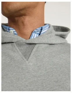 Marcs Rebel Heart Hoodie in Grey Marle
