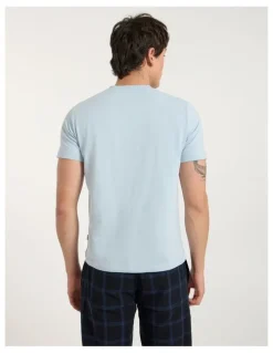 Marcs Reese Regular Fit Tee in Suede Blue
