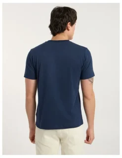 Marcs Reese Regular Fit Tee in Navy