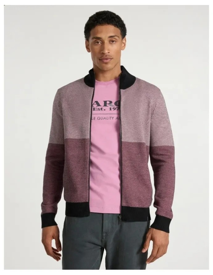 Marcs Star Treatment Zip Through in Rich Pink