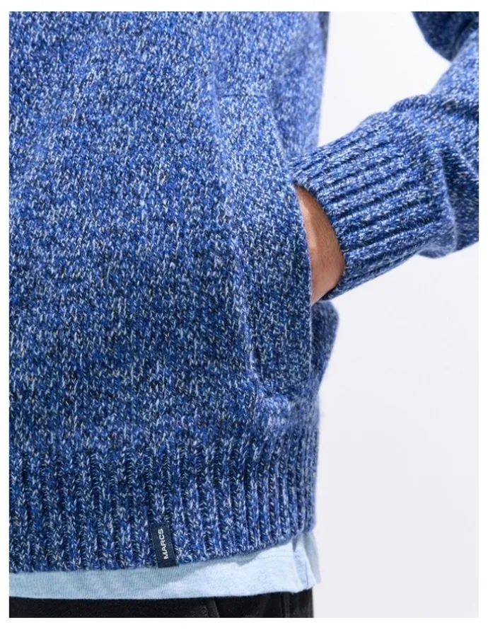 Marcs Taniela Zip Through Knit in Azure Blue