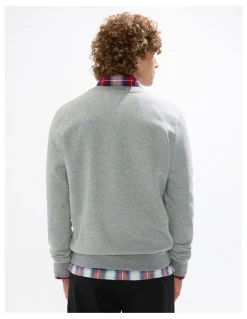 Marcs The Karting Line Sweat in Grey Marle