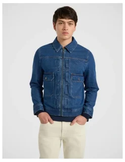 Marcs Tibbs Denim Trucker Jacket in Indigo