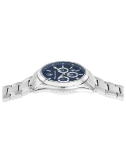 Maserati Attrazione Stainless Steel Chronograph Watch 43mm in Silver