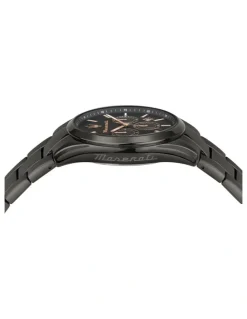 Maserati Attrazione Stainless Steel Watch 43mm in Black