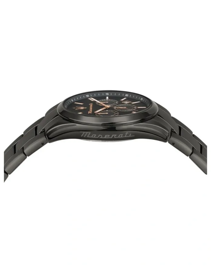 Maserati Attrazione Stainless Steel Watch 43mm in Black
