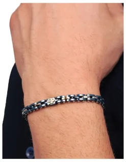 Maserati Ceramic Bracelet with Gold Highlights