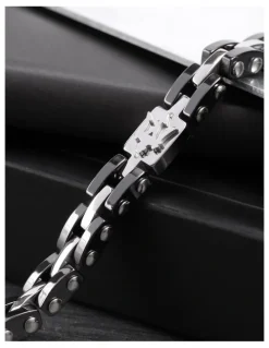 Maserati Ceramic Bracelet in Black/Gold