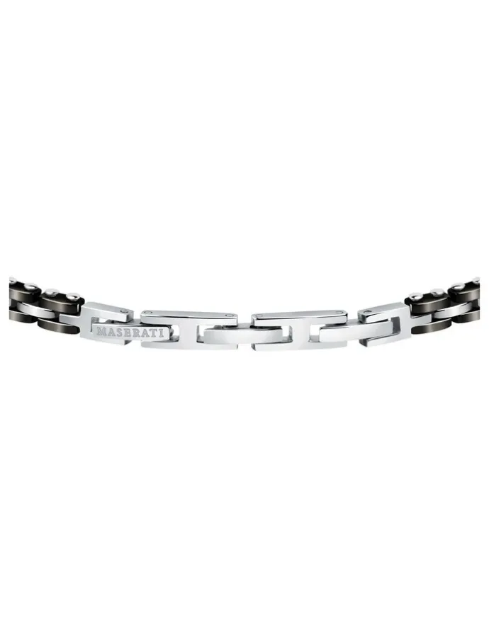 Maserati Ceramic Bracelet in Black/Gold