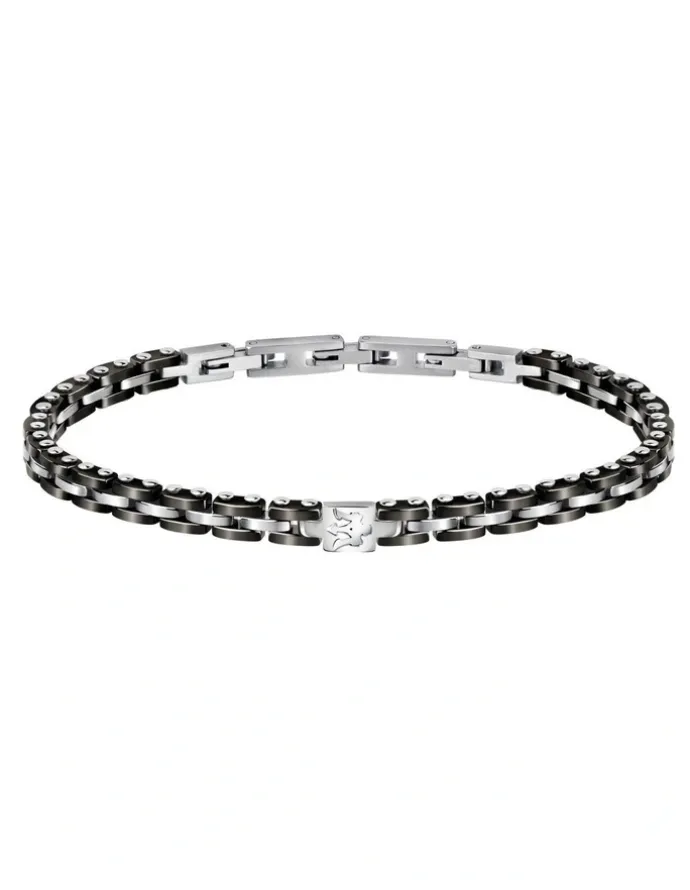 Maserati Ceramic Bracelet in Black/Gold