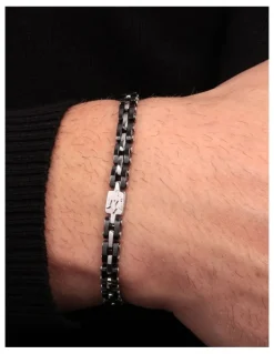 Maserati Ceramic Bracelet in Black/Gold