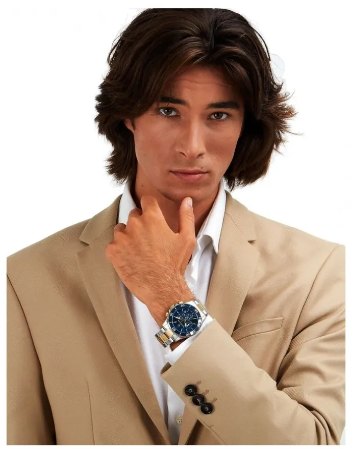 Maserati Competizione Chronograph Watch 43mm in Blue