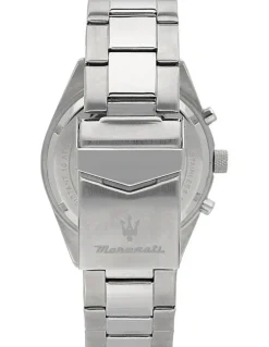 Maserati Competizione Stainless Steel Chronograph Watch 43mm in Silver