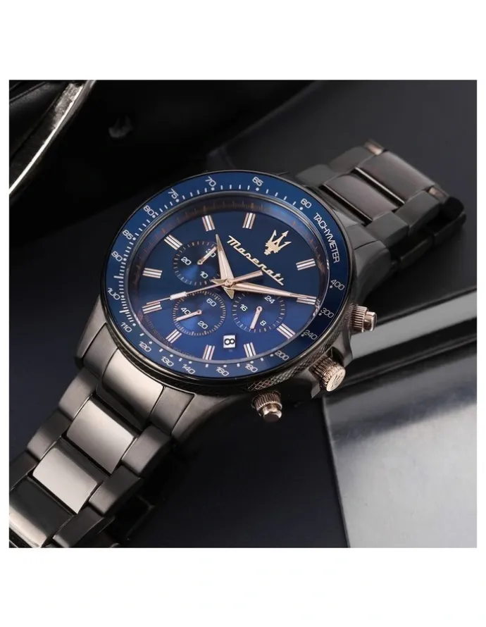 Maserati Sfida Chronograph Watches in Gunmetal