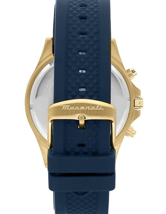 Maserati Sfida Gold R8871640004 Watch In Blue