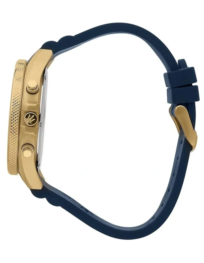 Maserati Sfida Gold R8871640004 Watch In Blue