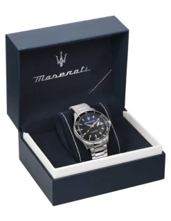 Maserati Sfida Stainless Steel Watch 44mm in Silver