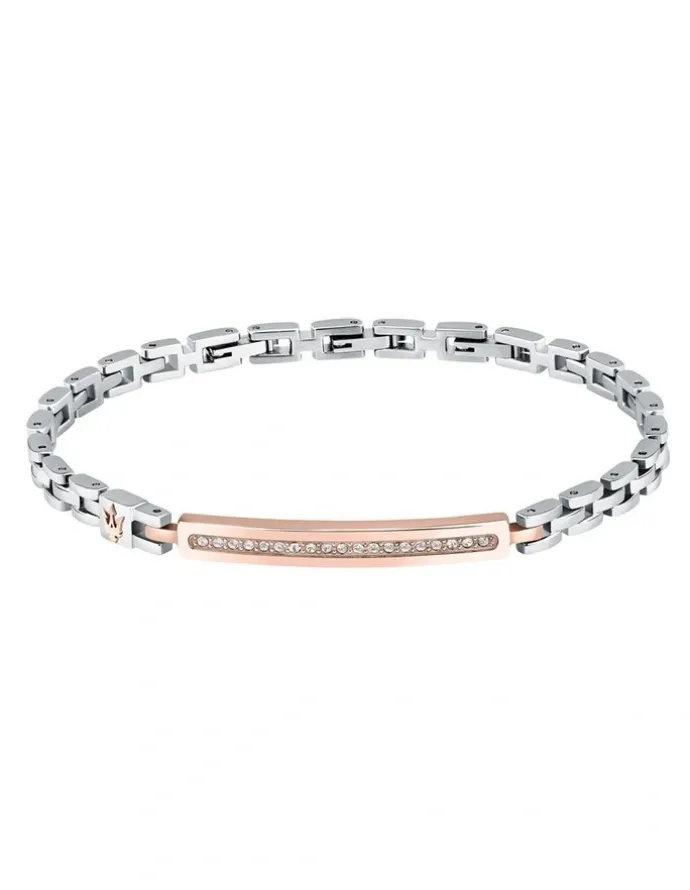Maserati Stainless Steel Bracelet in Silver
