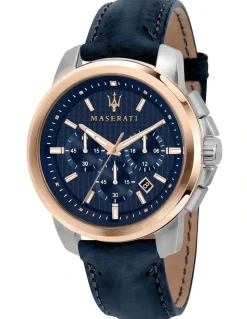 Maserati Successo Chrono 44mm Navy Watch R8871621015