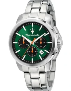 Maserati Successo Chrono Dial Stainless Steel Strap Watch 42mm in Multi