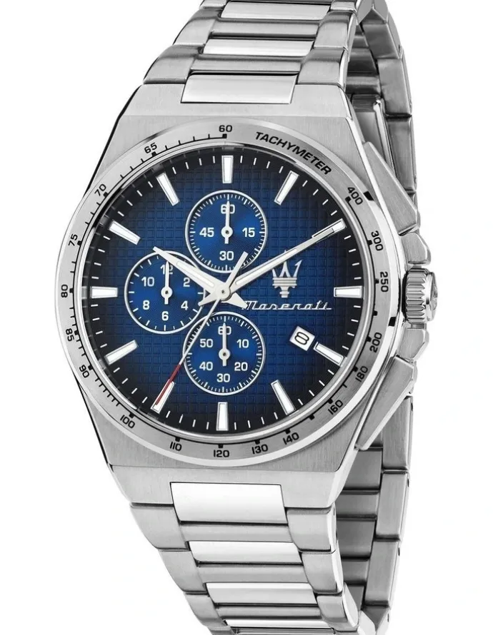 Maserati Velocit Slim Chronograph Quartz Watch 41mm in Blue