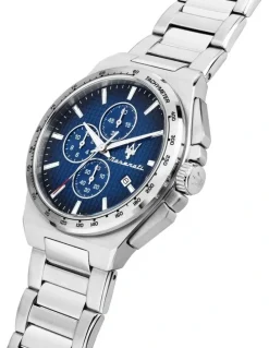 Maserati Velocit Slim Chronograph Quartz Watch 41mm in Blue