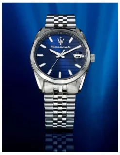 Maserati Attrazione Quartz Watch 43mm in Blue