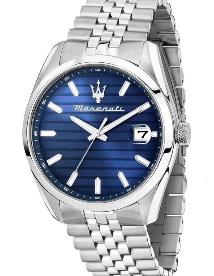 Maserati Attrazione Quartz Watch 43mm in Blue