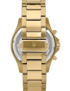 Maserati Sfida Chrono 44mm Gold Bracelet Watch R8873640008