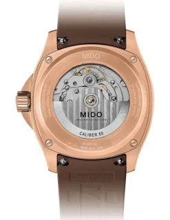 Mido Multifort TV Big Date Watch in Brown