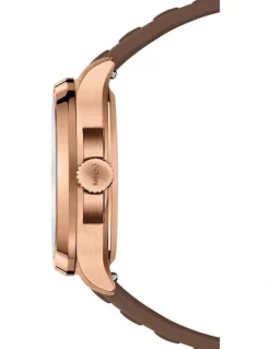Mido Multifort TV Big Date Watch in Brown