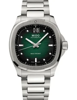 Mido Multifort TV Big Date Swiss Watch in Green